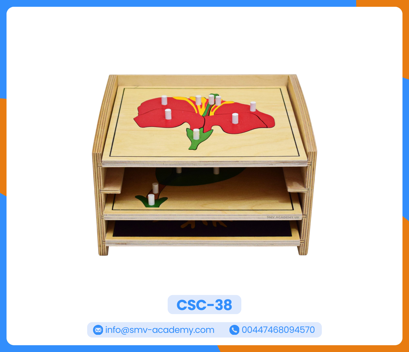 كابينة 3 رفوف – Cabinet for 3 puzzles